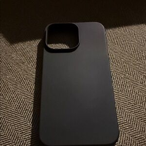 Sleek Black Phone Case